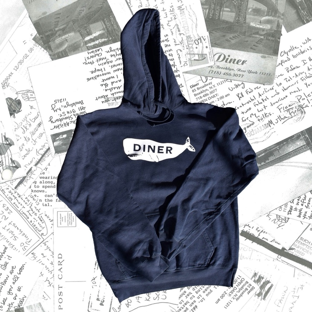 Diner Whale Hoodie